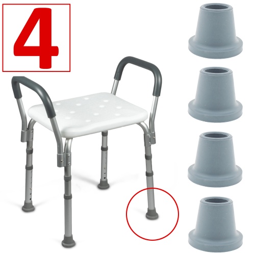Rubber Ferrules For The Legs Of Shower Chair & Stools | PACK OF 4 |